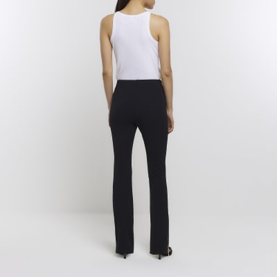 Black Split Hem Leggings River Island
