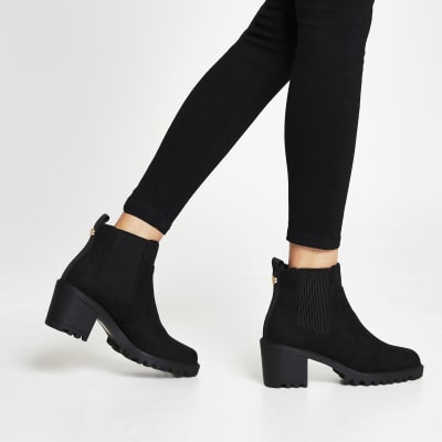 black square heel