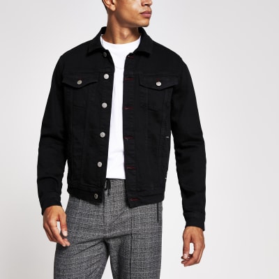 black denim jacket river island