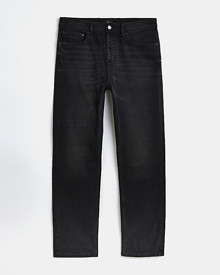 Black Straight fit jeans