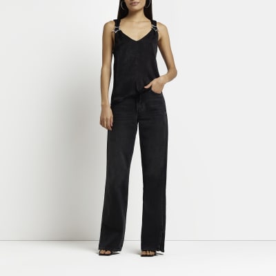 Black Strap Detail Cami