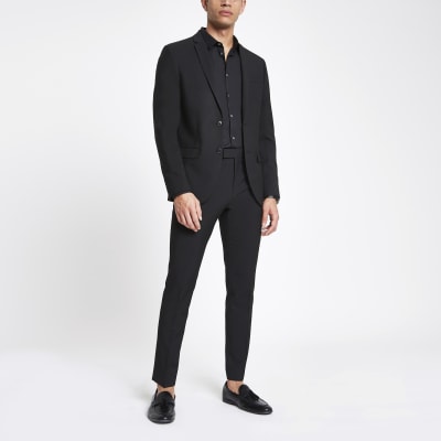 black skinny fit shirt