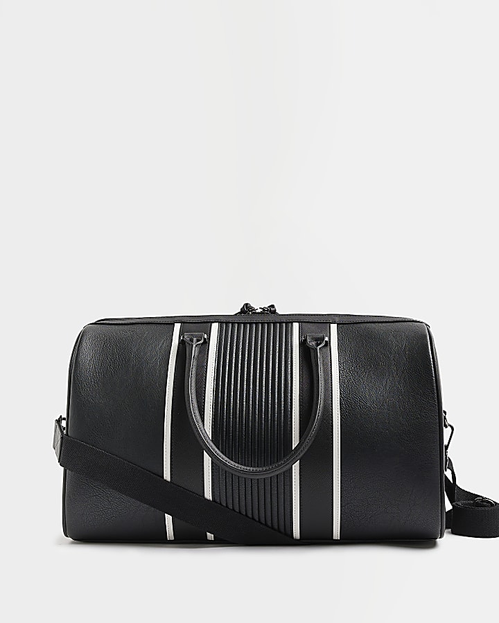 Black Stripe Holdall bag