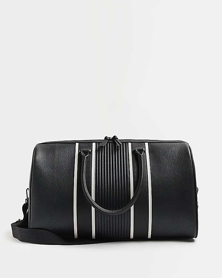 Black Stripe Holdall bag