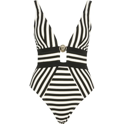 river island black swimsuit