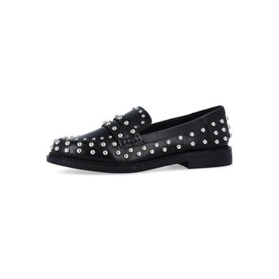 Diamond hot sale studded loafers