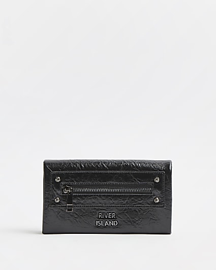 Black studded purse