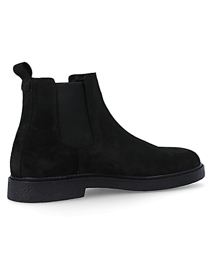 360 degree animation of product Black suede chelsea boots frame-13