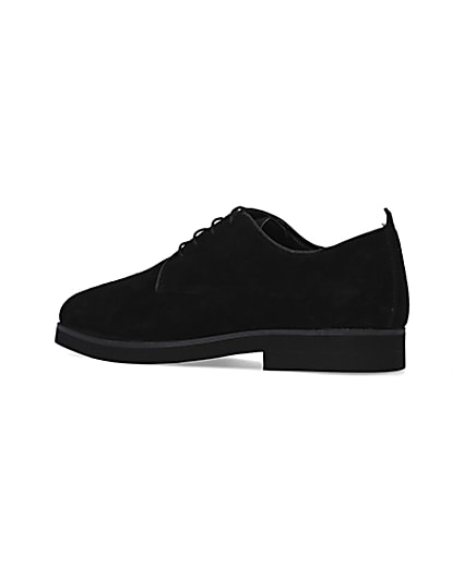 360 degree animation of product Black Suede Derby shoes frame-5