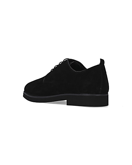 360 degree animation of product Black Suede Derby shoes frame-6