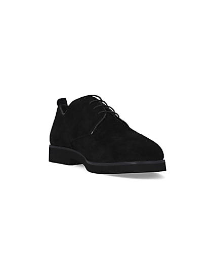 360 degree animation of product Black Suede Derby shoes frame-19
