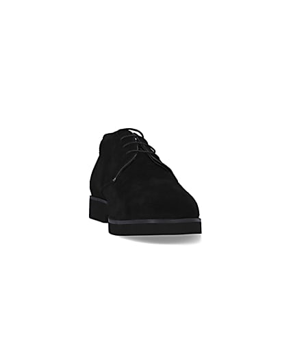 360 degree animation of product Black Suede Derby shoes frame-20