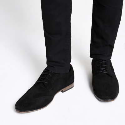 river island black brogues