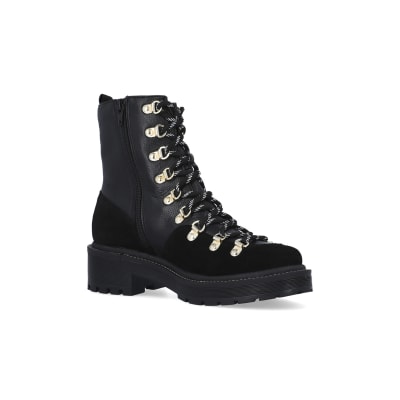 Black lace up outlet hiking boots