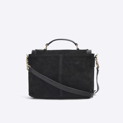 River island discount black studded bag