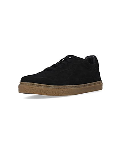 360 degree animation of product Black Suede Trainers frame-0