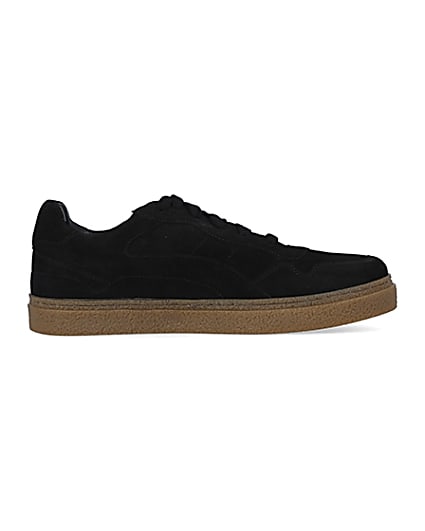 360 degree animation of product Black Suede Trainers frame-15