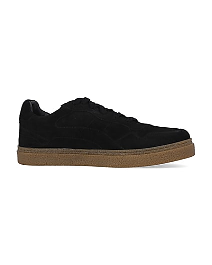 360 degree animation of product Black Suede Trainers frame-16
