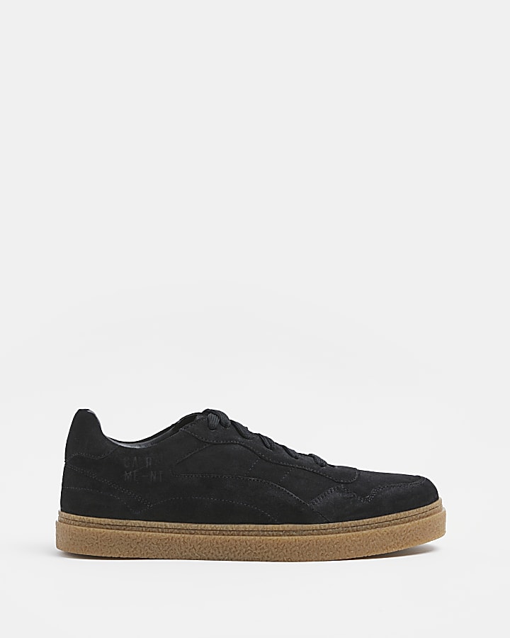 Black Suede Trainers