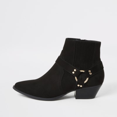 river island buckle boots