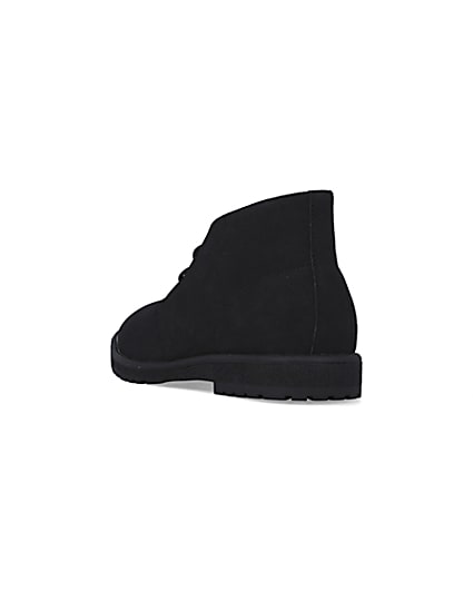 360 degree animation of product Black Suedette Desert Boots frame-7