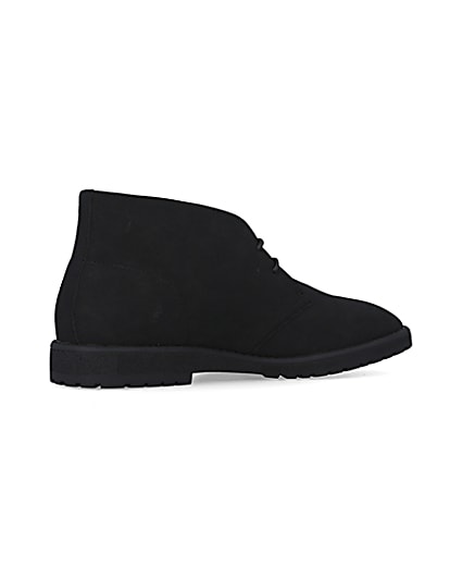 360 degree animation of product Black Suedette Desert Boots frame-13