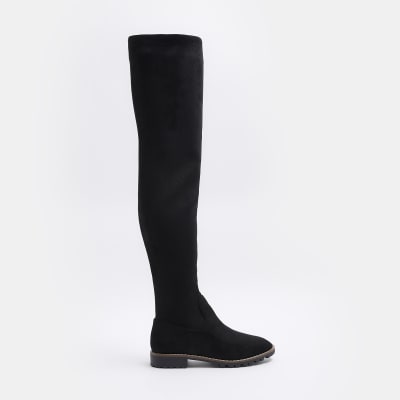 Over the knee shop boots river island