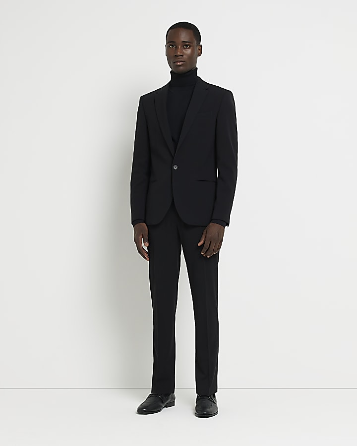Black Super Skinny fit Suit jacket