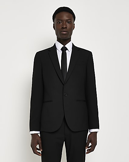 Black Super Skinny fit Suit Jacket