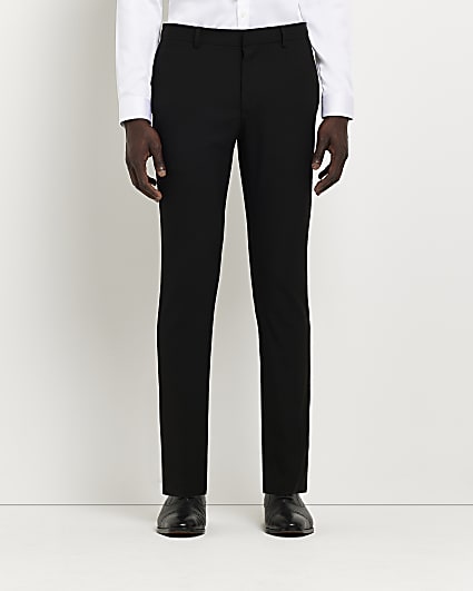 Black Super Skinny fit Suit Trousers