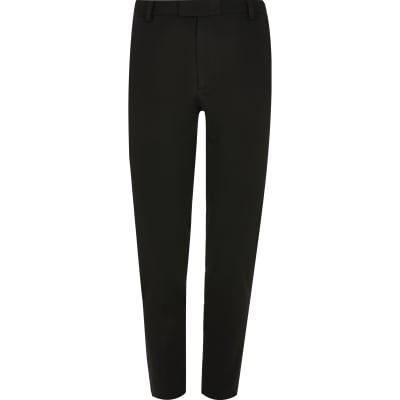 super skinny black suit