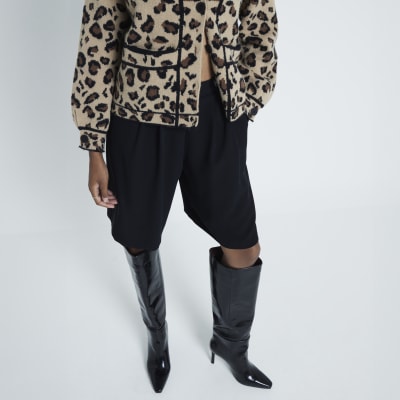 River Island Womens Black Tailored Shorts