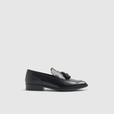 Black Tassel Loafers River Island