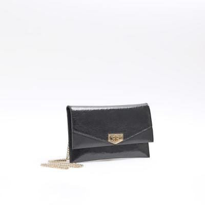 Lips clutch bag river island sale