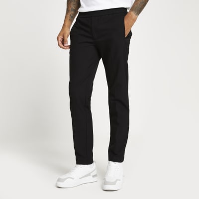 smart joggers black