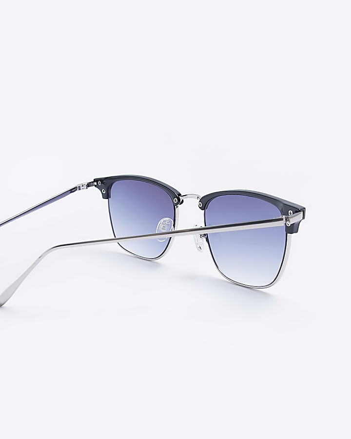 Black tinted lenses square sunglasses