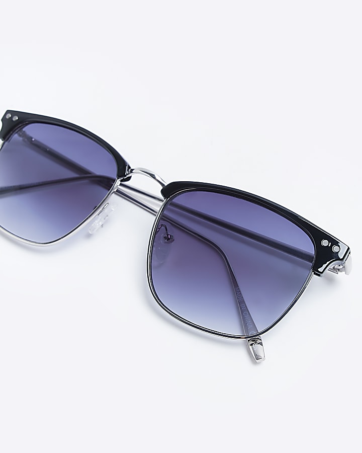 Black tinted lenses square sunglasses