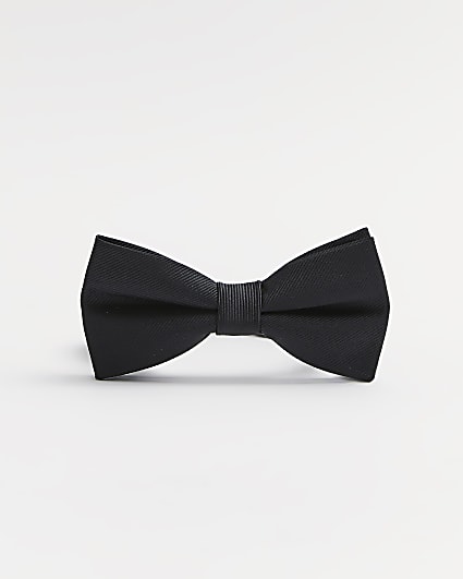Black Twill Bow Tie