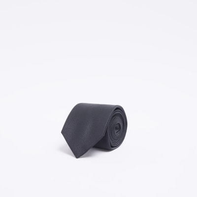 Black twill tie