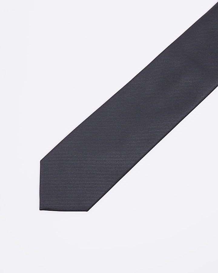 Black twill tie