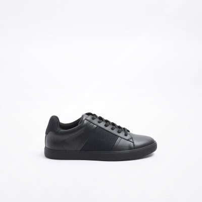 Black Varsity Trainers | River Island