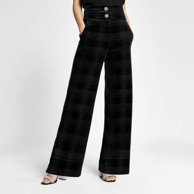 river island velvet trousers