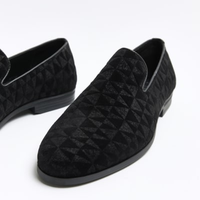 River island hot sale velvet slippers