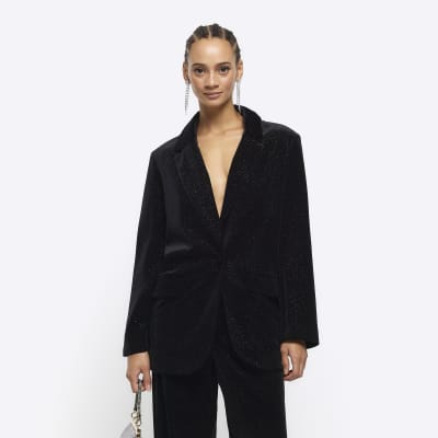 River island store velvet jacket