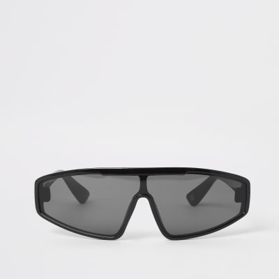 black visor sunglasses