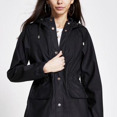 river island waterproof jacket
