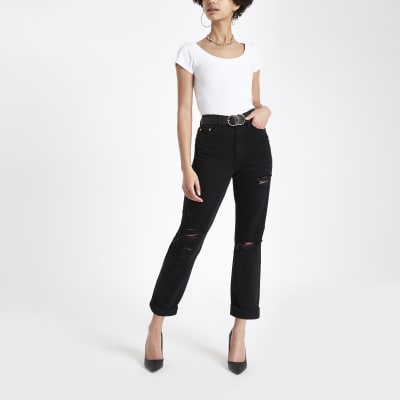 river island ladies black jeans