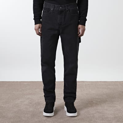 black relaxed fit jeans
