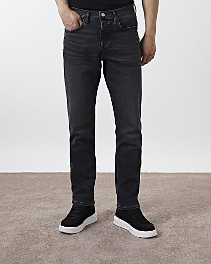 Mens Straight Leg Jeans | Straight Jeans Mens | River Island