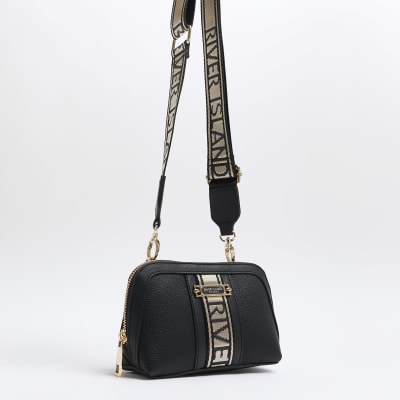 River island best sale black crossbody bag